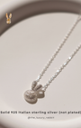 Italian 925 Silver 🩶Luxury Rabbit Pendant Necklace