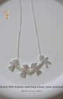 Italian 925 Silver Kids Holding Hands Necklace