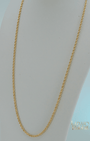 18k Gold Rope Chain Luxury Rabbit 24'