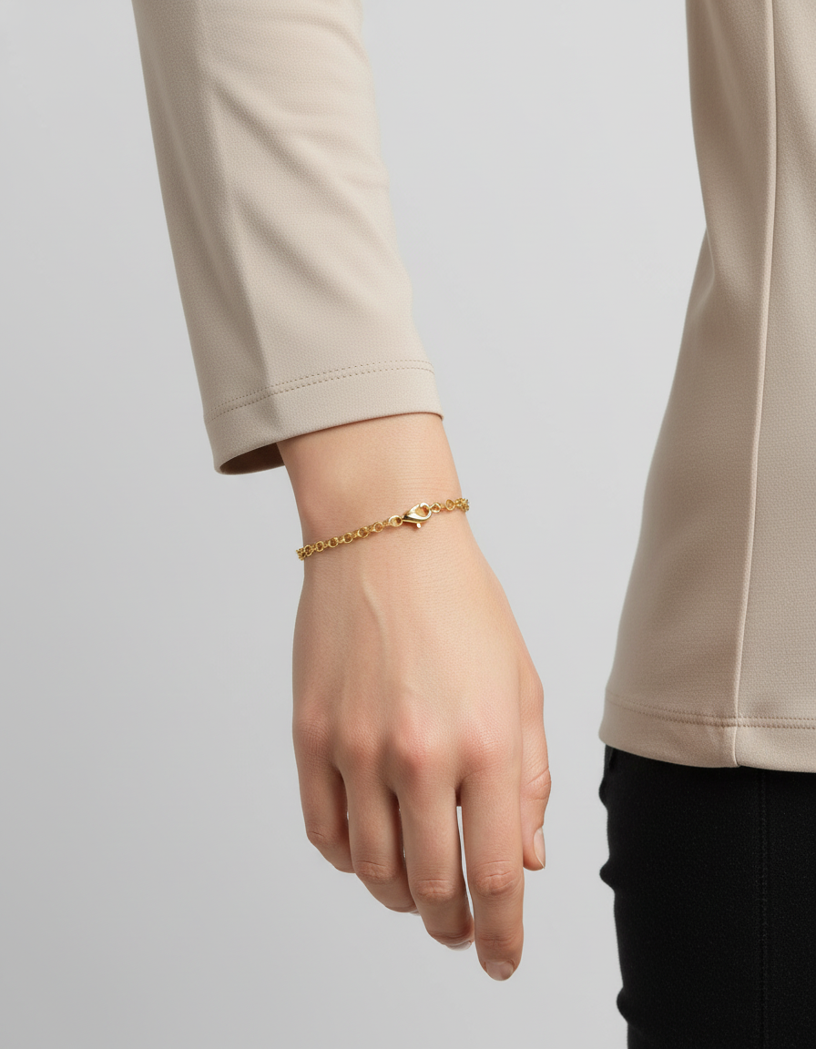 18k Bismark bracelet  17  cm