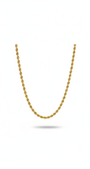 18k Rope Chain  50 cm 3 mm
