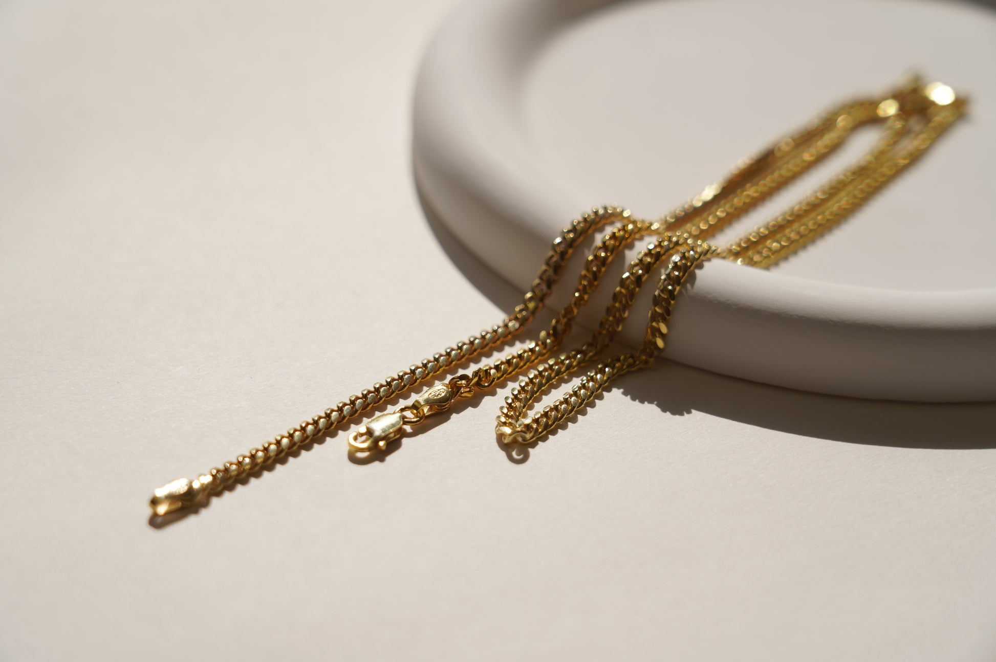 18k Solid Cuban Link 30 gr