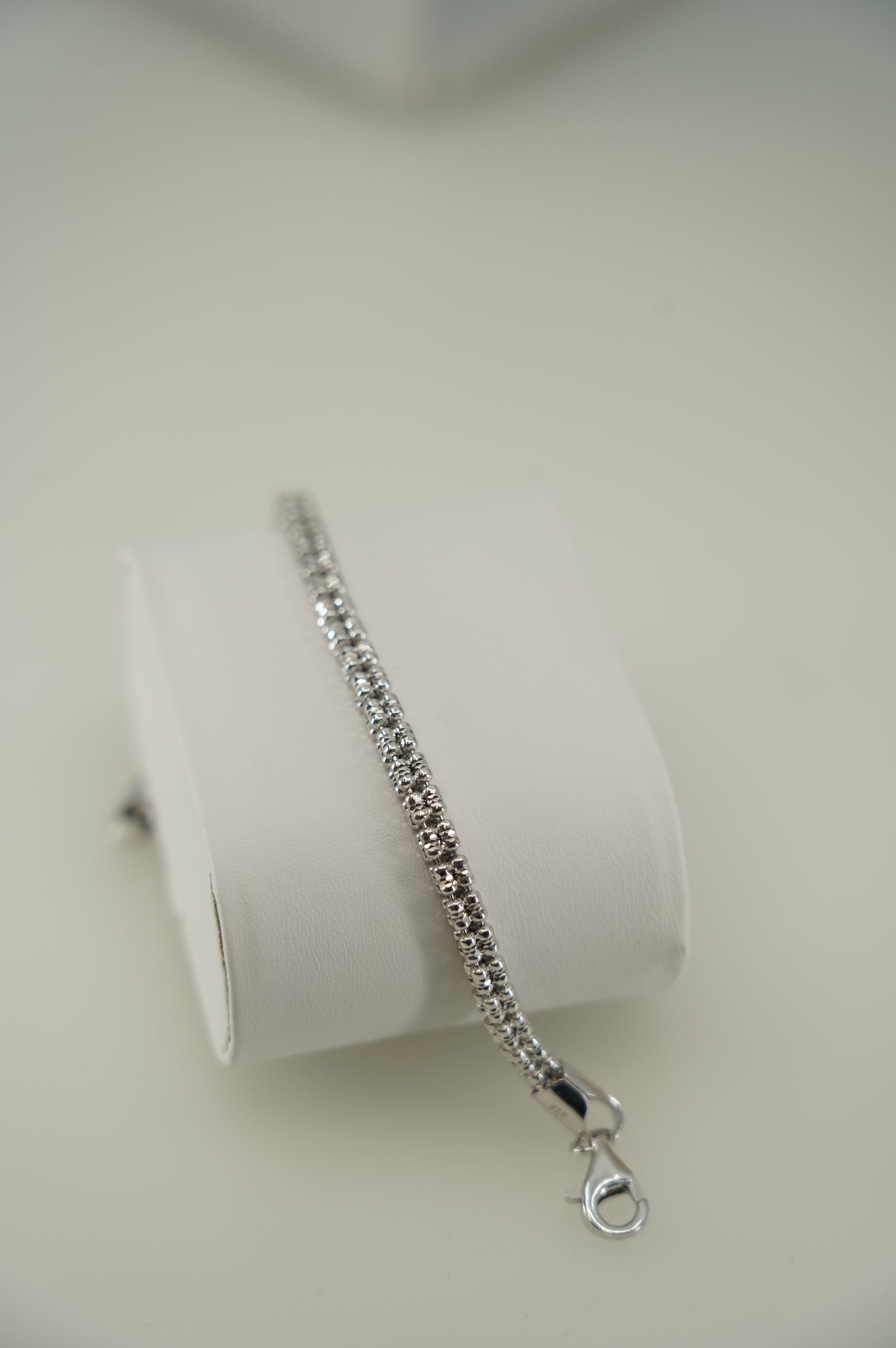 18k Gold Ice Chain and Bracelet 24'