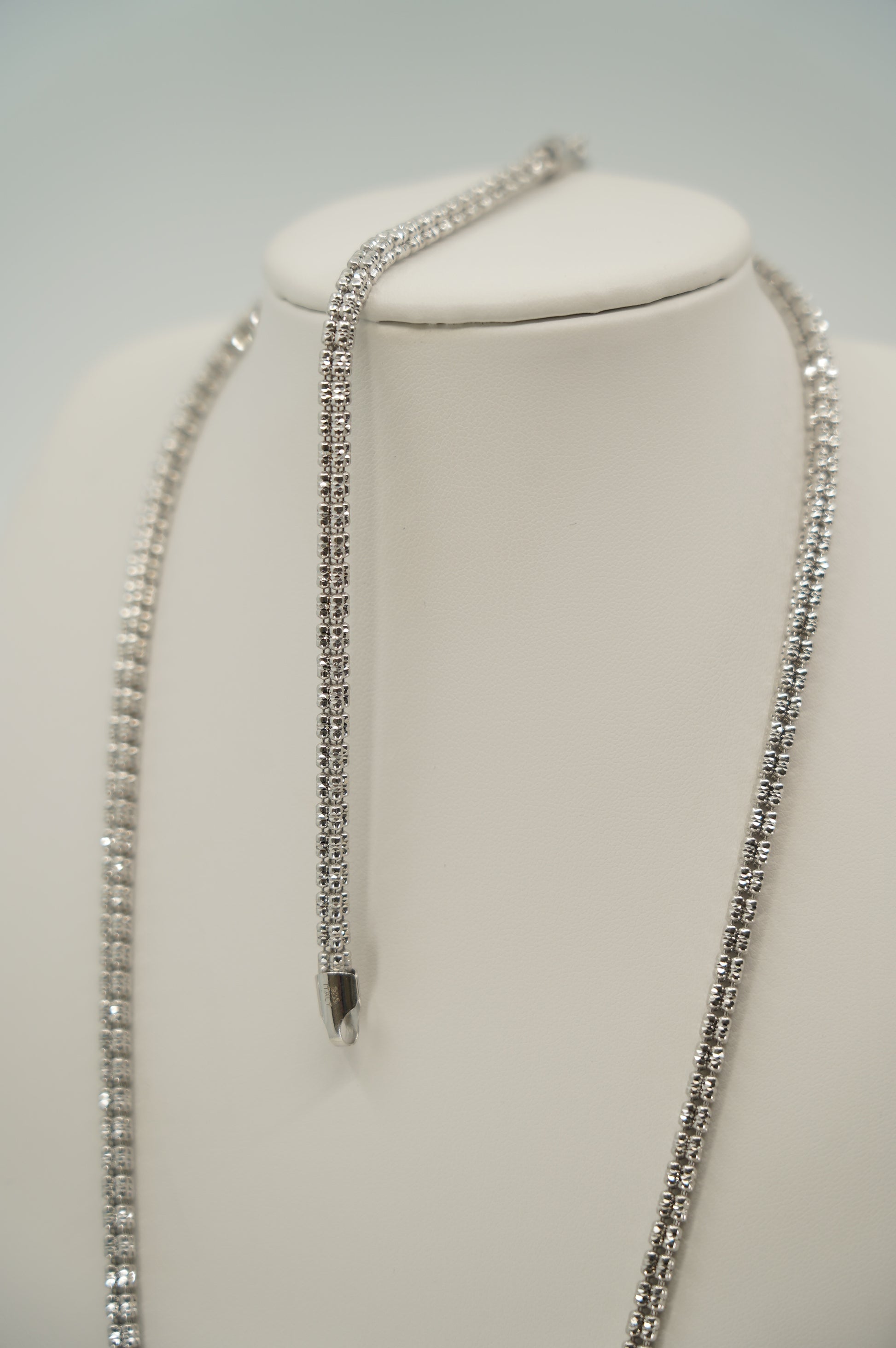 18k Gold Ice Chain and Bracelet 24'