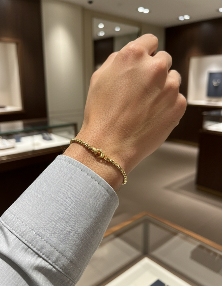 18k bracelet ice 20 cm