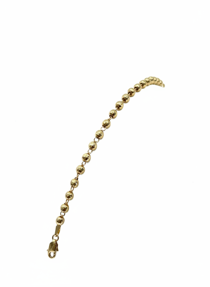 18k Ball bracelet 20 cm 3 mm