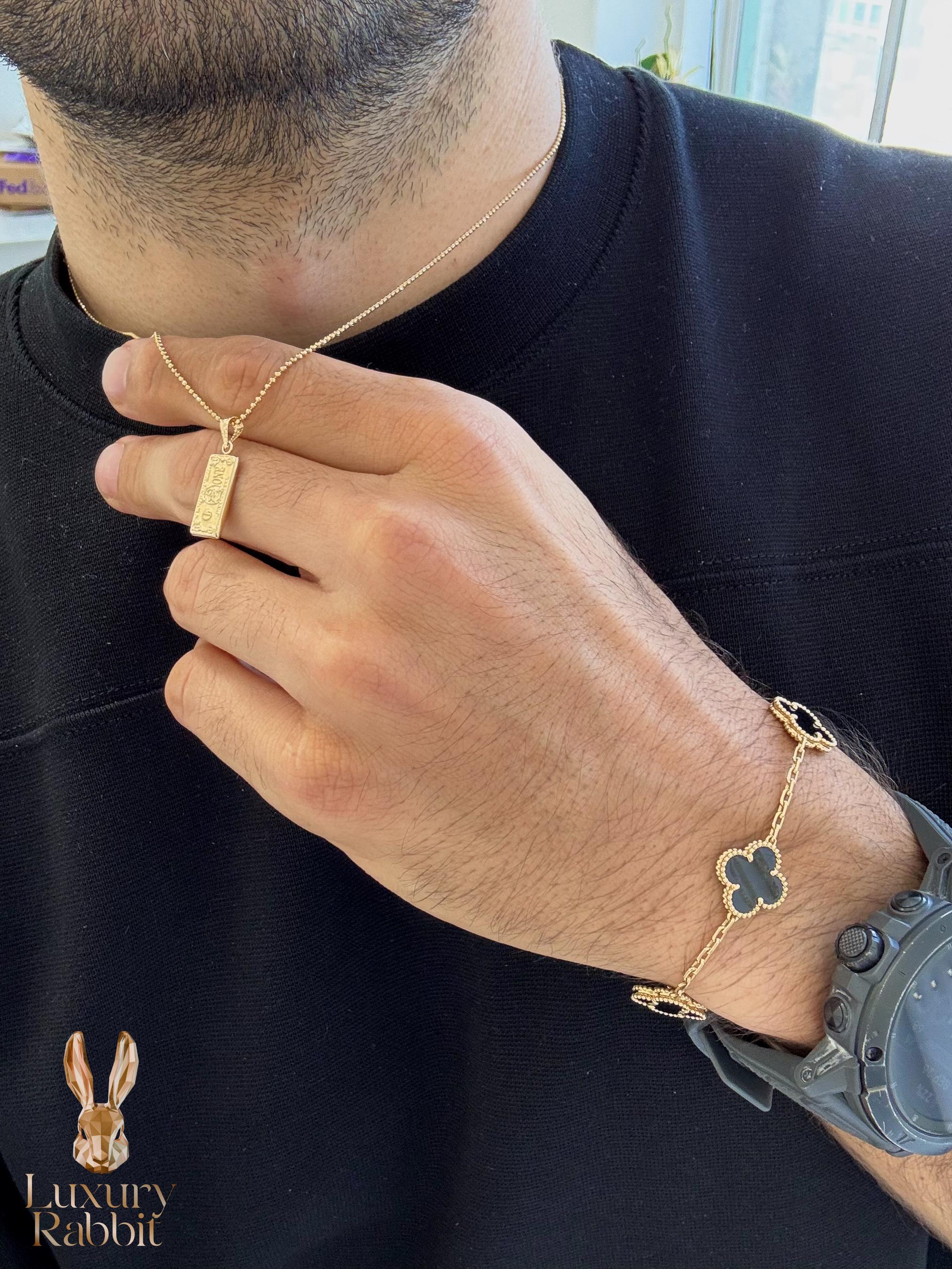 18k Dollar pendant 2 cm