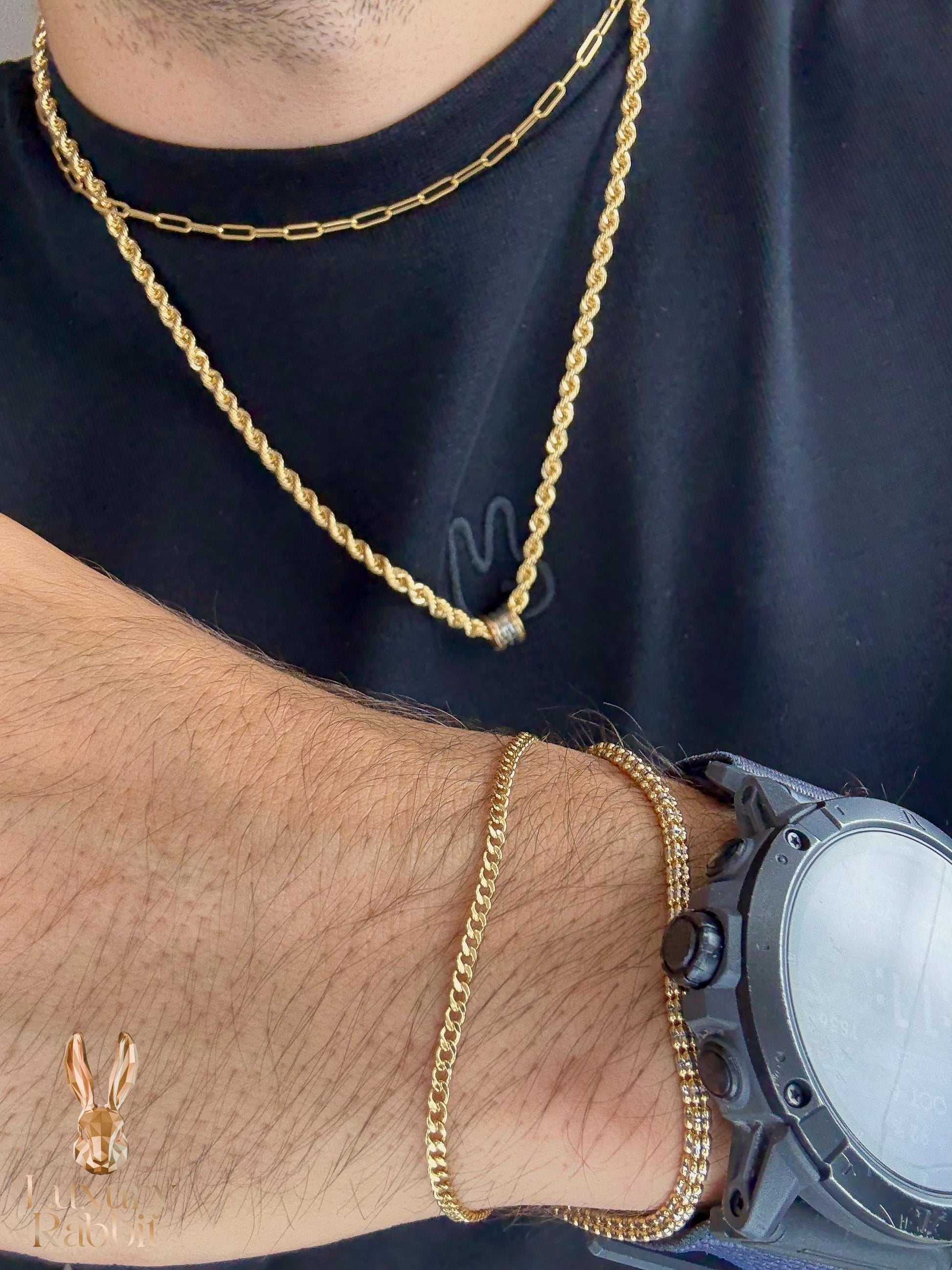 18k bracelet ice 20 cm