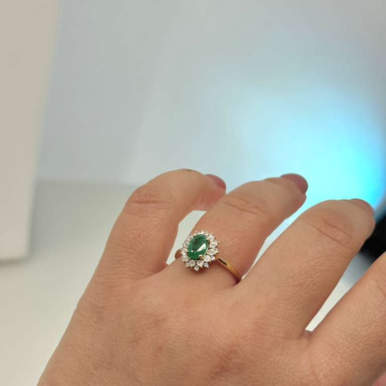 14k Esmerald Ring 6,5