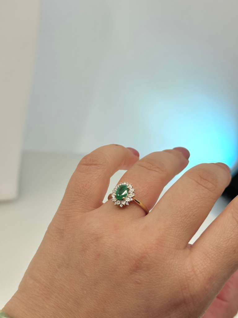 14k Esmerald Ring 6,5