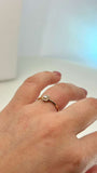 14k Tiny Brilliant Love natural Diamonds