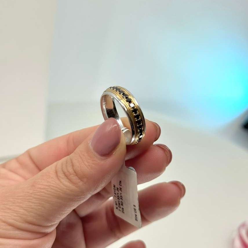 14k Black Diamonds Ring