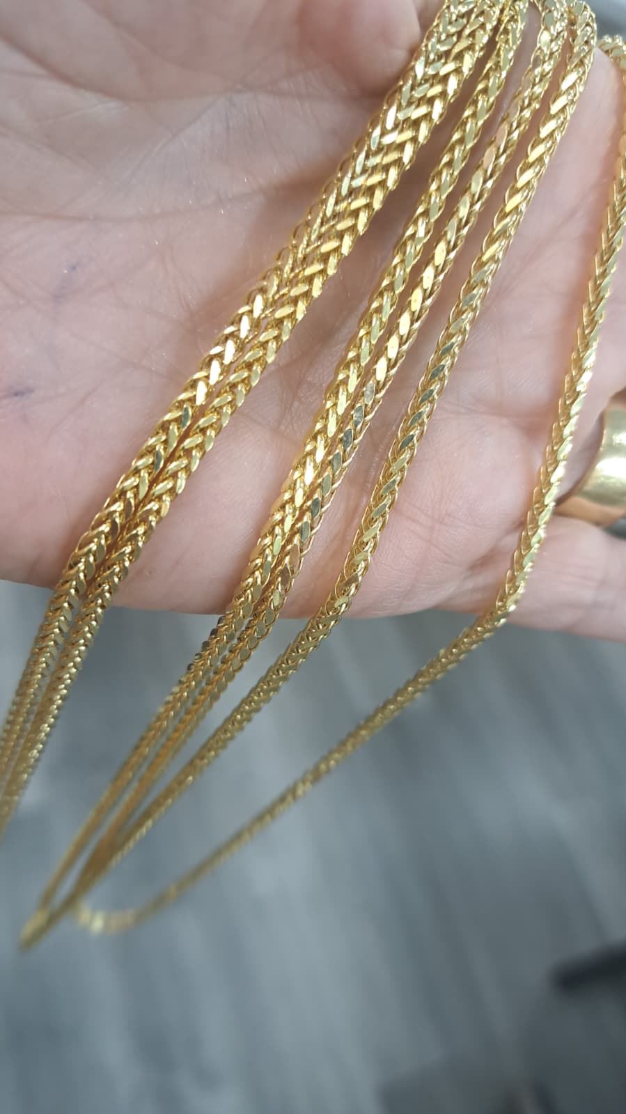 14k franco chain 22'