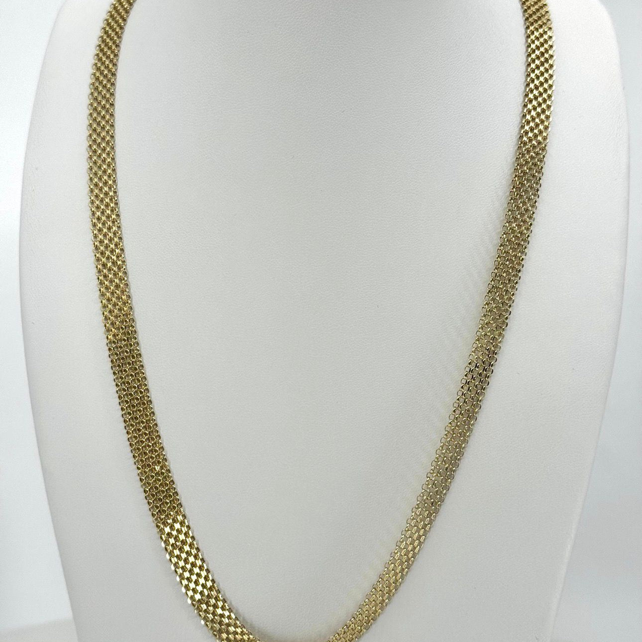 18K Bismarck Chain 50cm 8mm