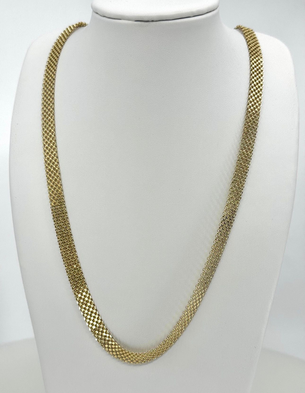 18K Bismarck Chain 50cm 8mm