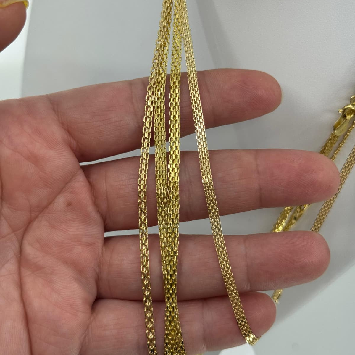 18K Bismarck Chain 50cm 2,5mm