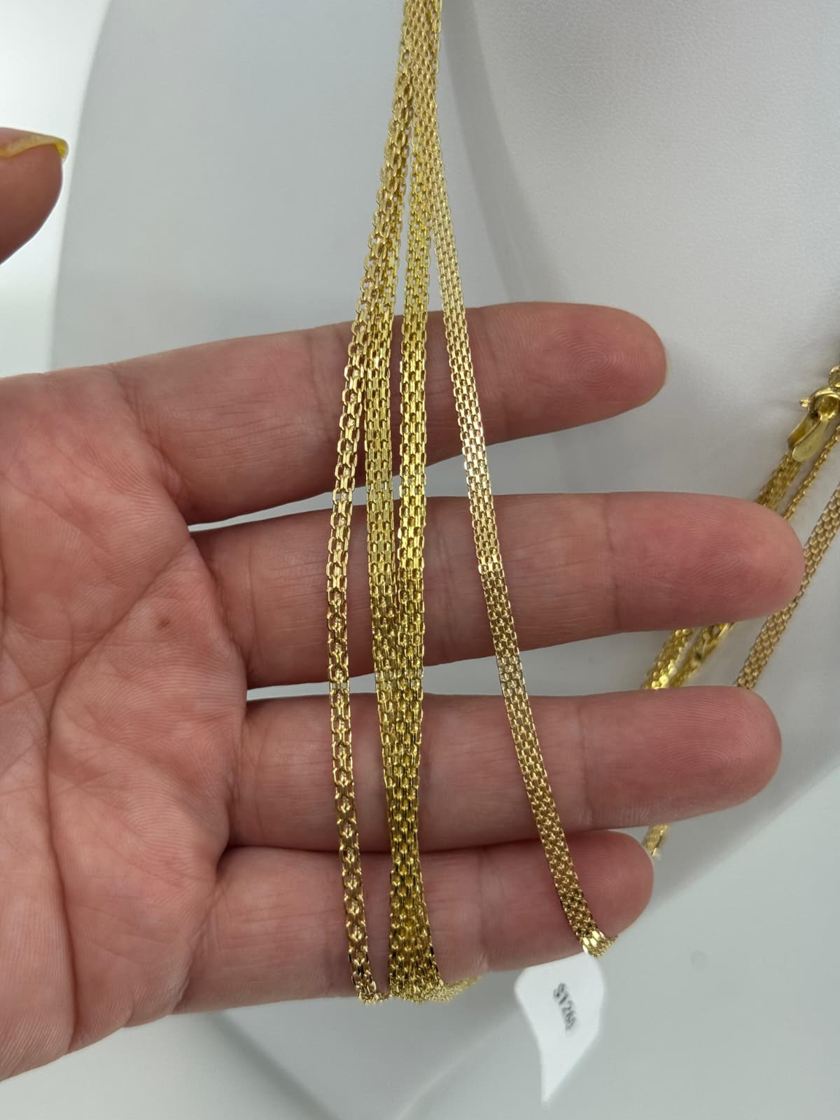 18K Bismarck Chain 50cm 2,5mm