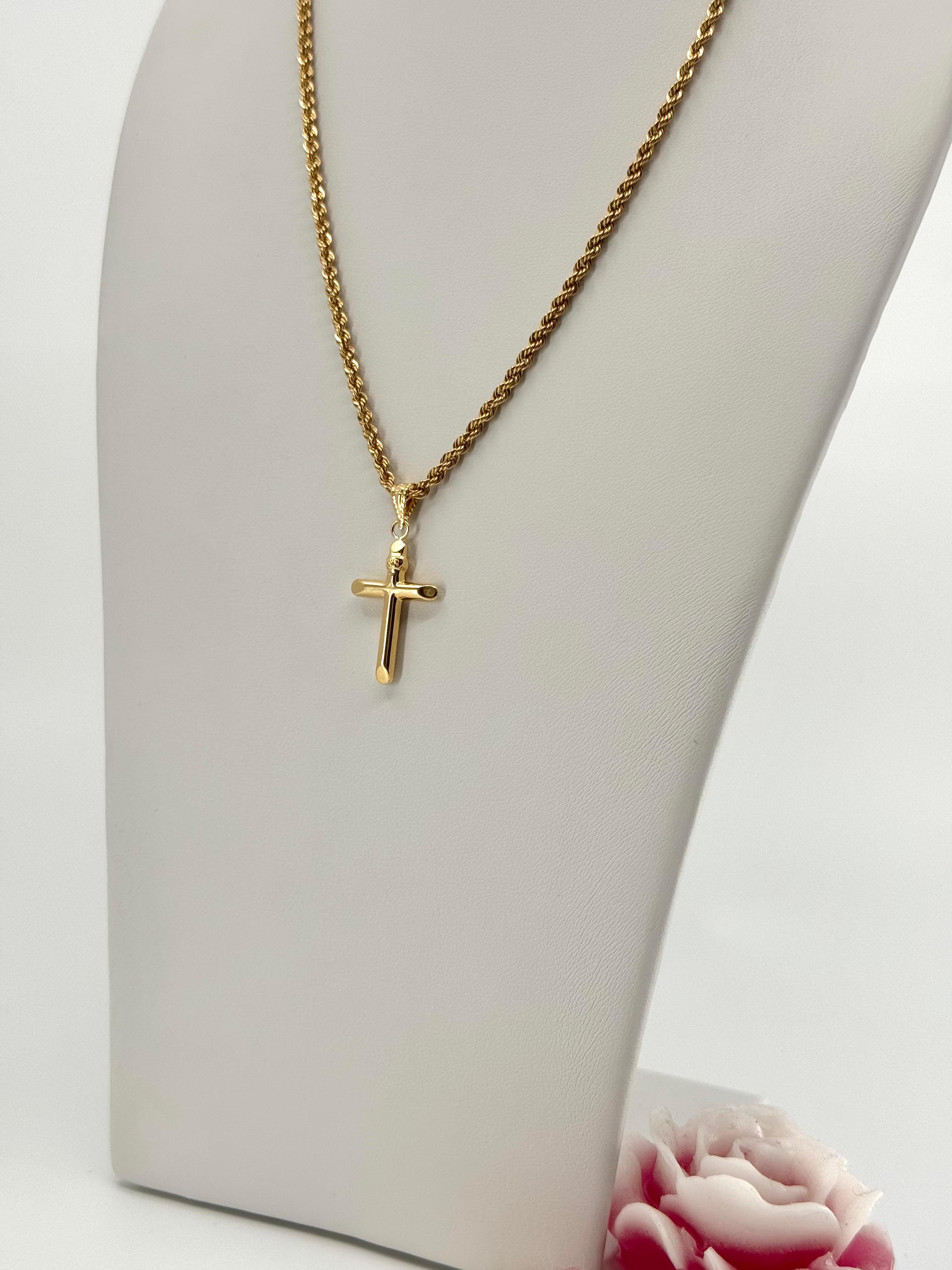 18k Rope Chaim 45 cm 3 mm