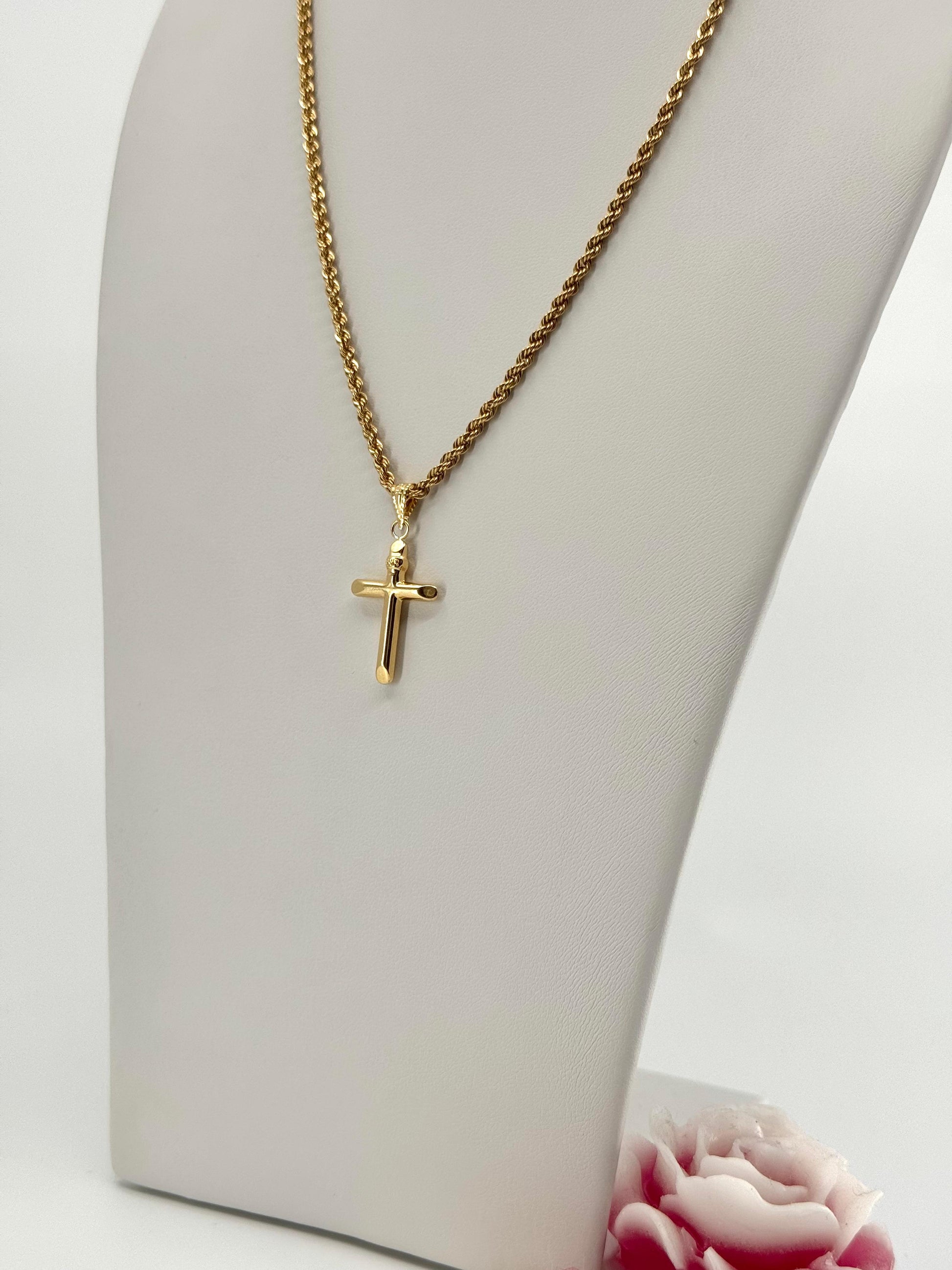 18k Rope Chaim 45 cm 3 mm