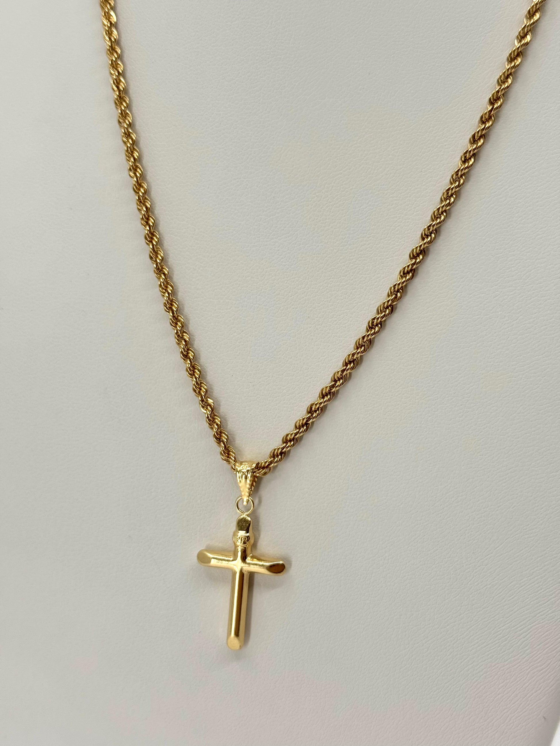 18k Rope Chaim 45 cm 3 mm