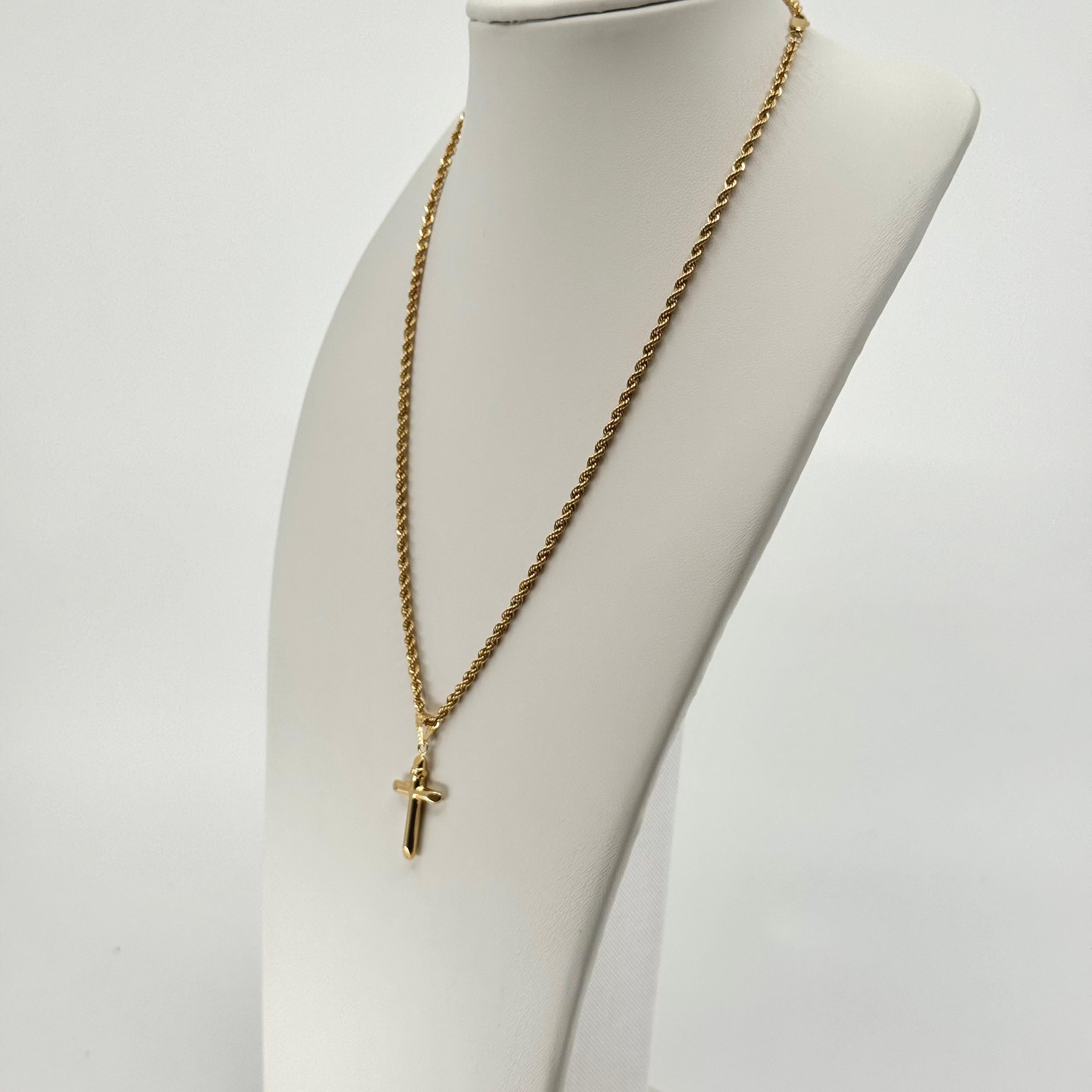 18k Rope Chaim 45 cm 3 mm