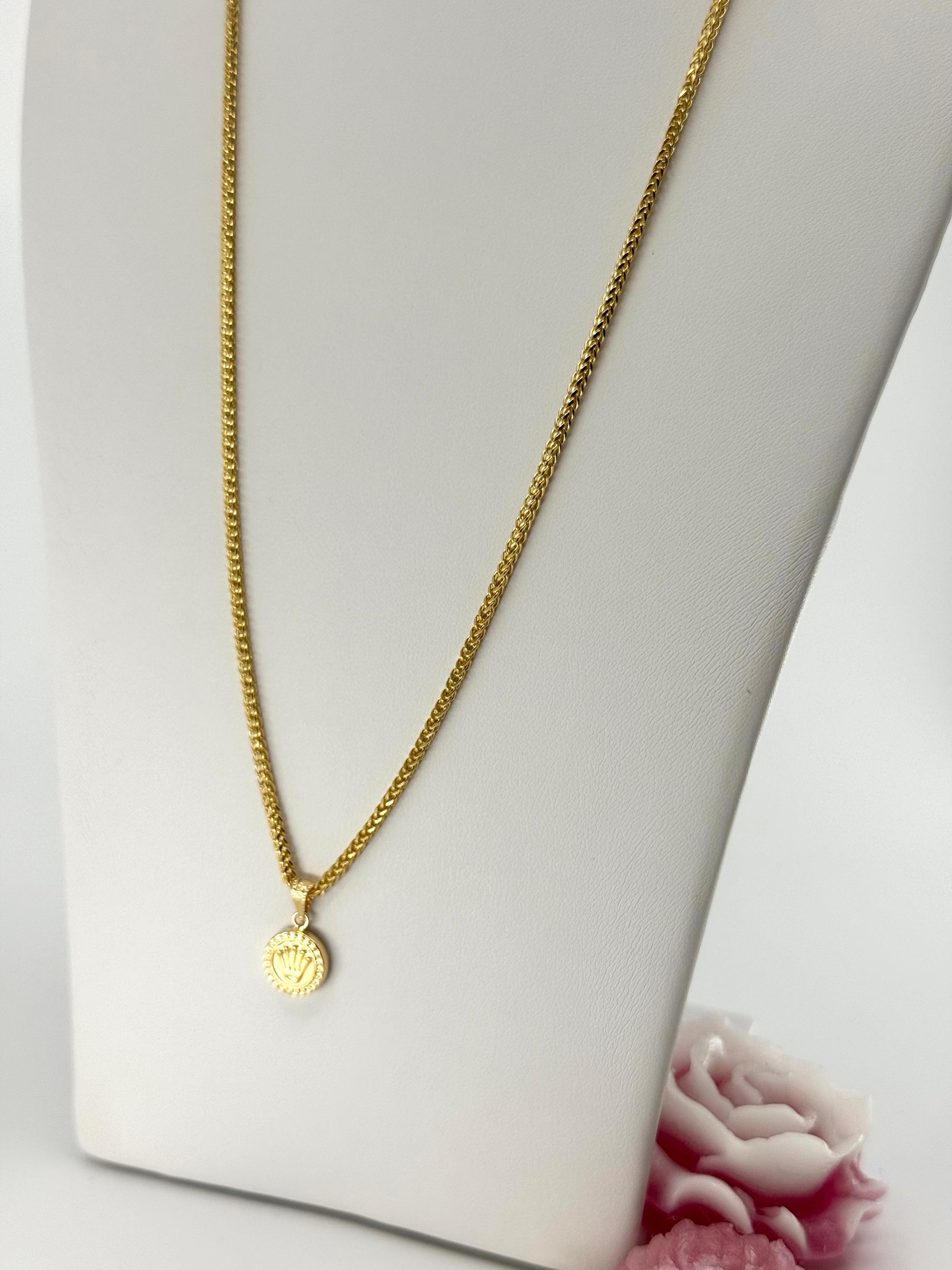 18k Franco chain 60 cm 2 mm