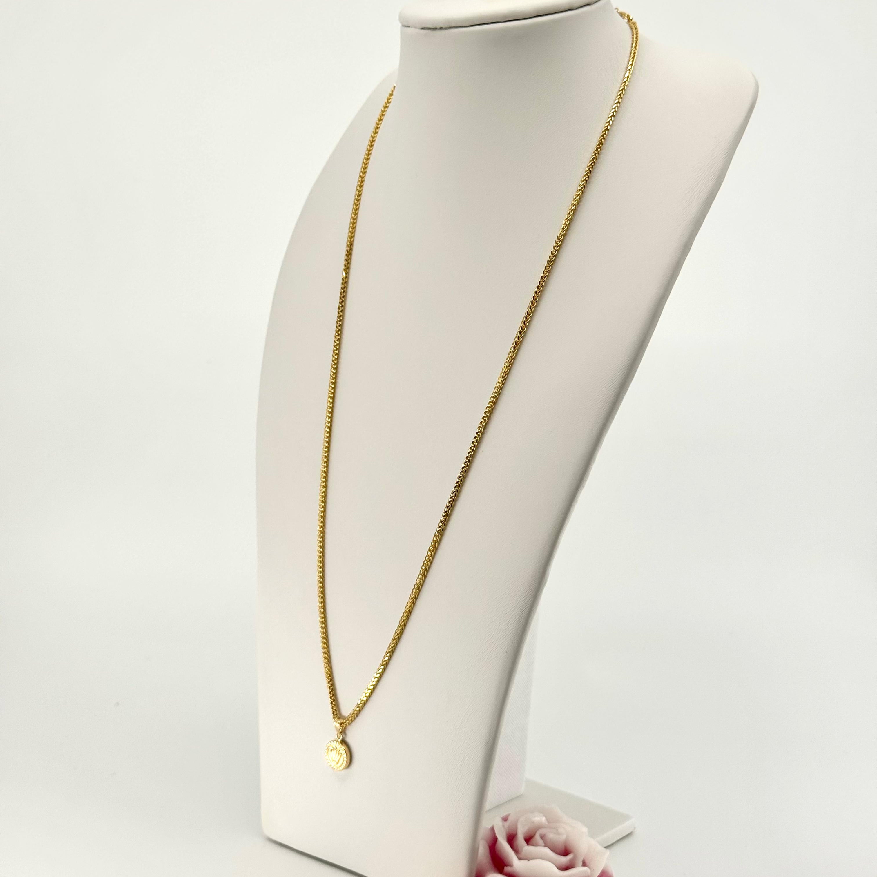 18k Franco chain 60 cm 2 mm