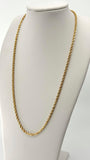 18k Rope Chain  50 cm 3 mm