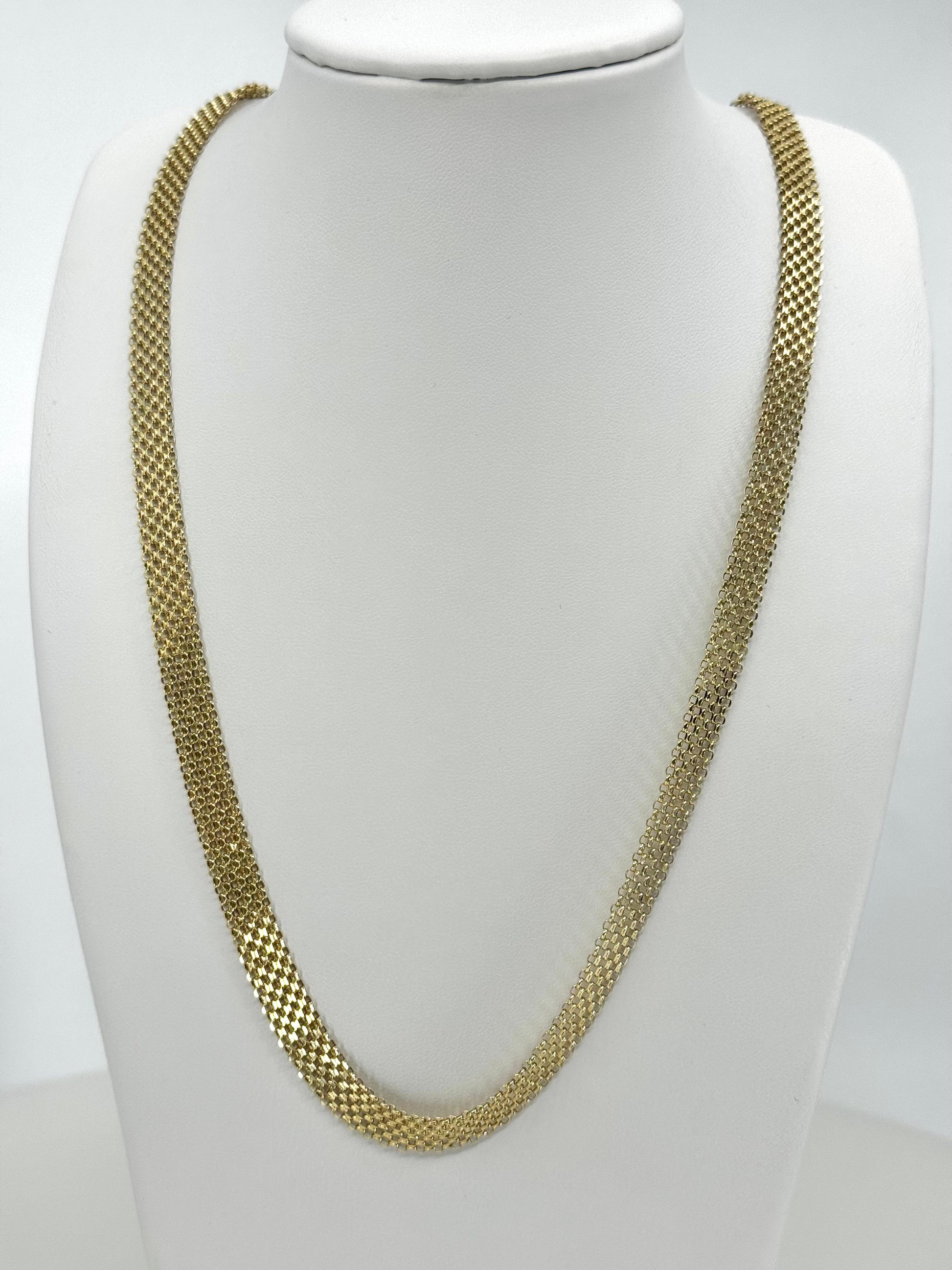 18K Bismark Chain 60cm 8,2mm