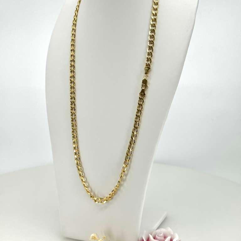 18K Cuban Chain 60cm 7,5mm