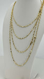 18K Crispeta Chain 60cm 3mm