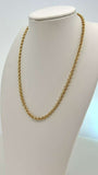 18k Rolo necklace 45 cm 4 mm