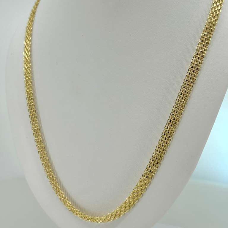 18K Bismark Chain 60cm 6mm