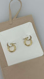14K Circle Earings