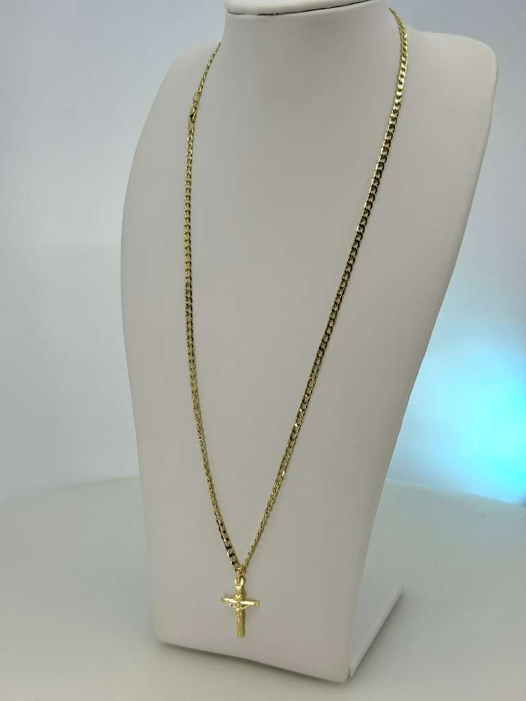 14K Cuban Chain 60cm 3,5mm