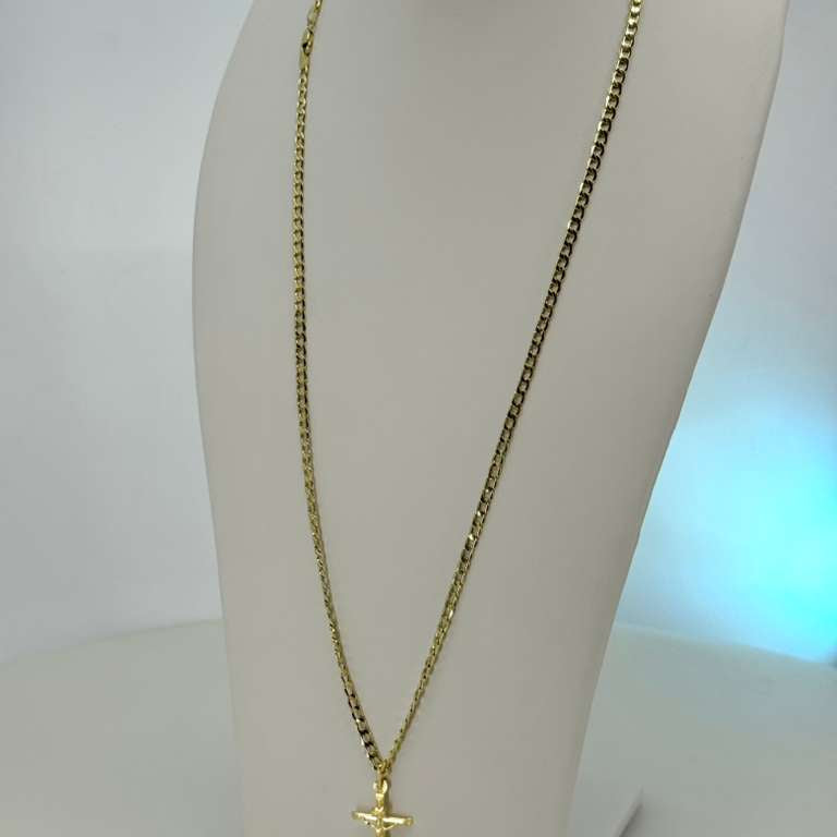 14K Cuban Chain 60cm 3,5mm