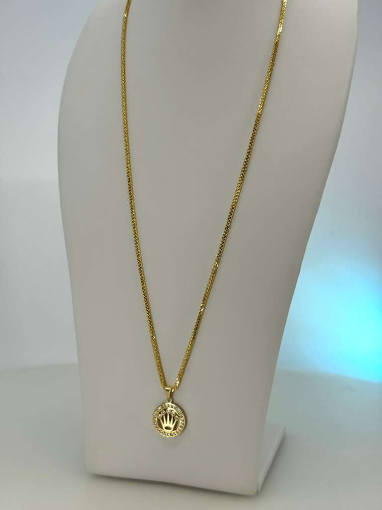 18K Cadena Franco 60cm 2,5mm