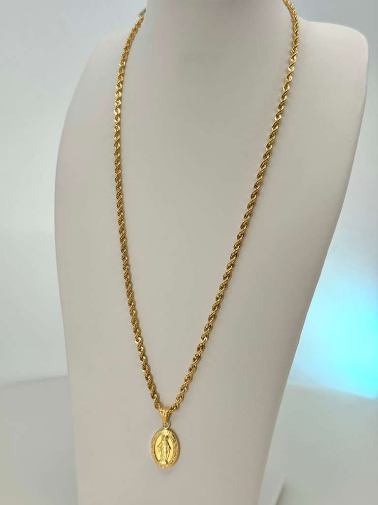 18K Rope Chain 50cm 3.2mm