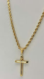 18K Pendant Cross 3,3 cm