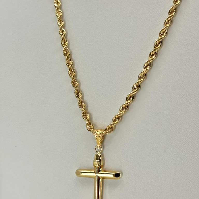 18K Pendant Cross 3,3 cm