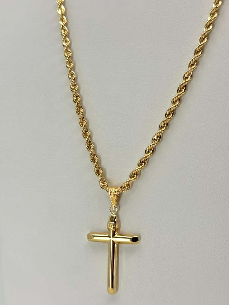 18K Pendant Cross 3,3 cm
