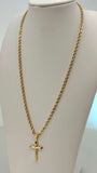 18K Rope Chain 50cm 3.2mm
