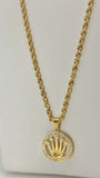 18K Rolex Stone Pendant 2,3cm