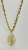 18K Virgen de Guadalupe Pendant 3,2cm