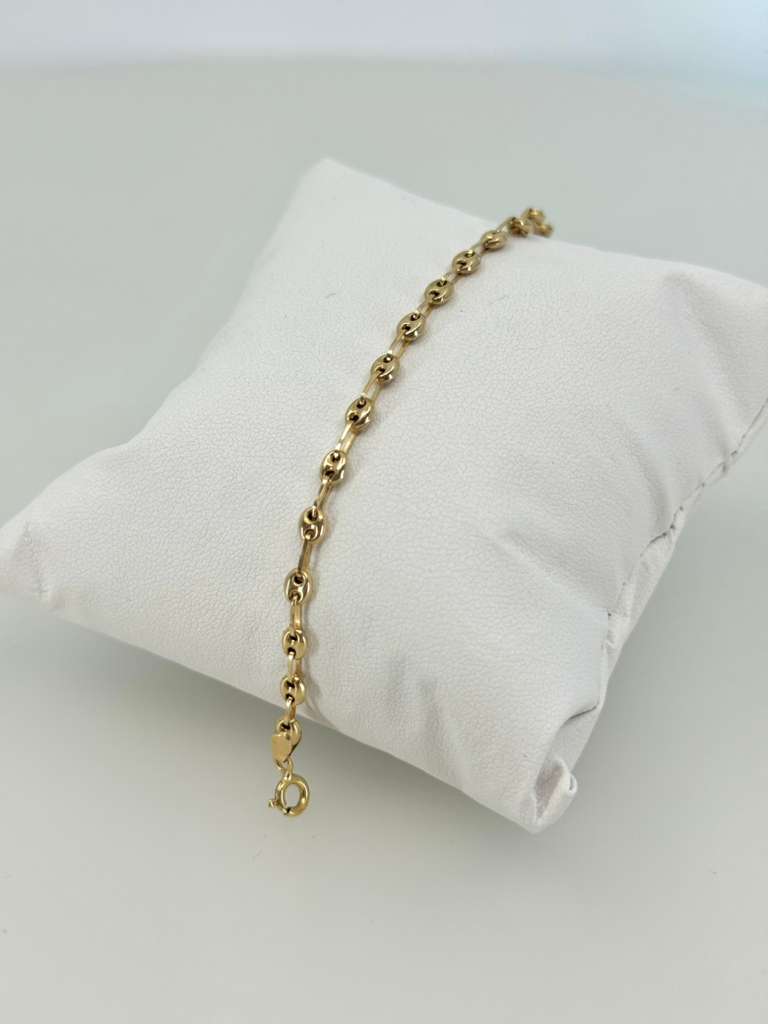 18k gg bracelet 2,5 mm 18 cm