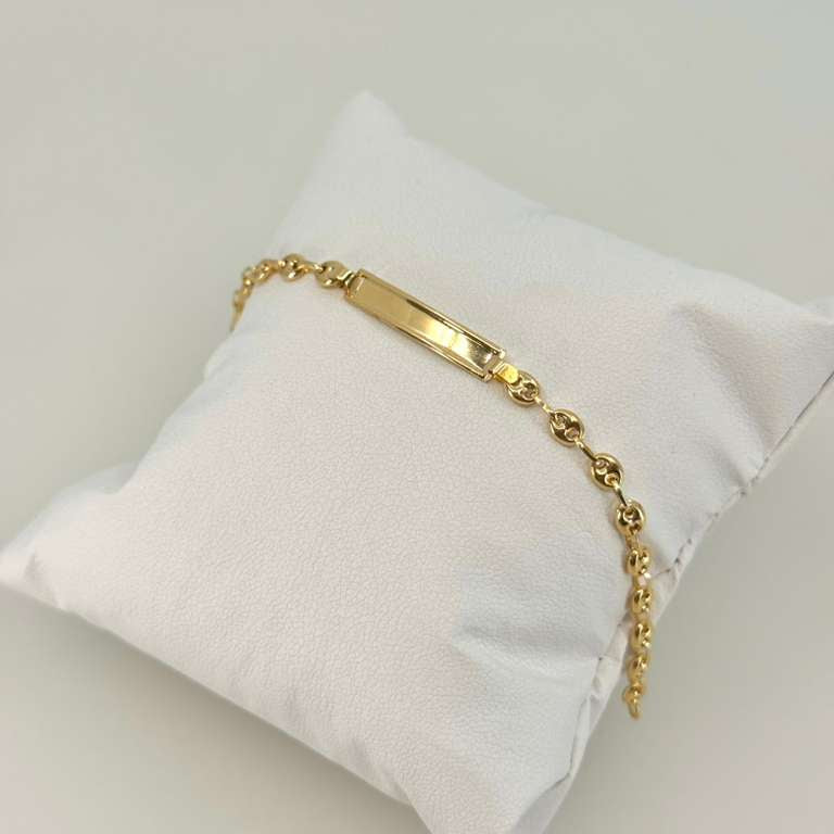 18k gg bracelet 3mm 15cm