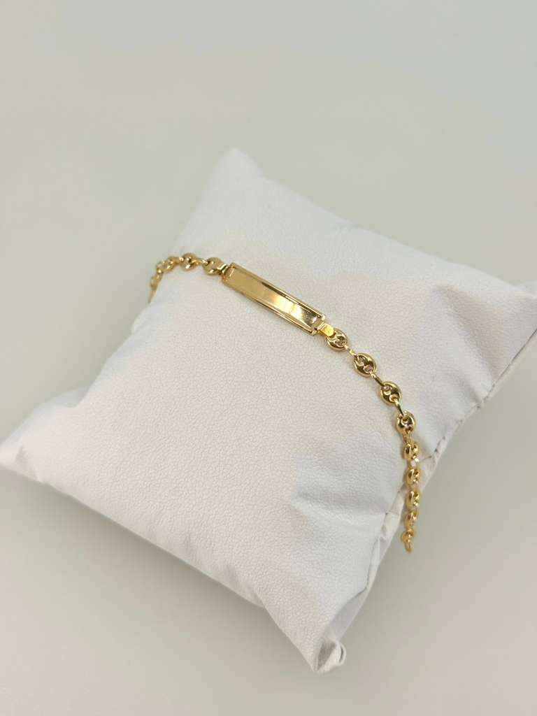 18k gg bracelet 3mm 15cm