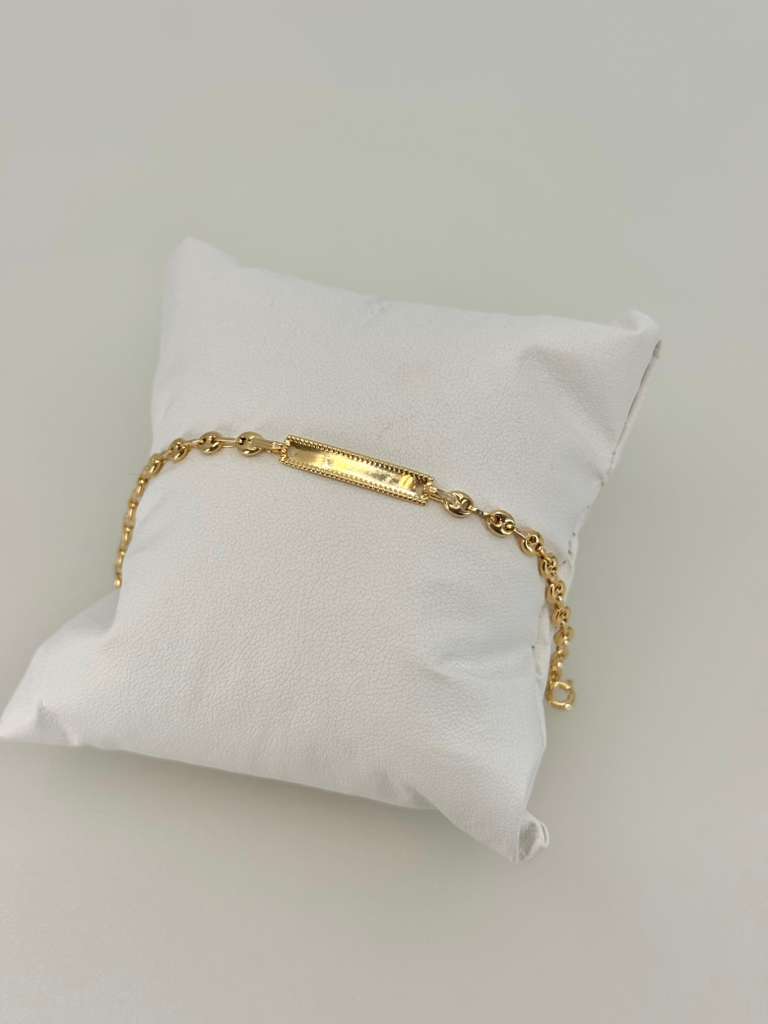 18k gg bracelet 3mm 16cm