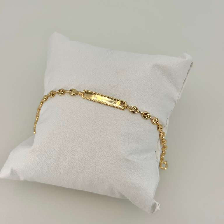18k gg bracelet 3mm 16cm