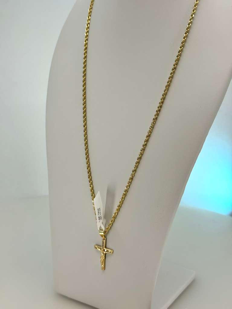 14K Rope Chain 55cm 2.2mm